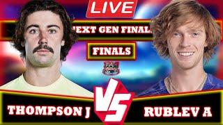 LIVE: Rublev A vs Thompson J • World Tennis League Finals #WorldTennisLeague #Rublev #Thompson