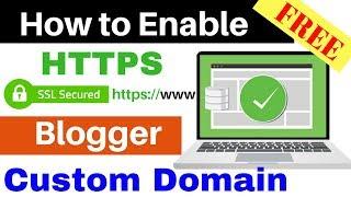 How To Enable HTTPS For Blogger Custom Domain in Hindi