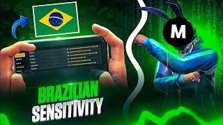 BRAZIL  SETTINGS || iPhone XR SETTINGS ️ HUD + SENSI + DPI [FREE FIRE HIGHLIGHTS] 