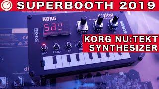 KORG Nu:Tekt Digital Synthesizer First Look & Interview Etienne | Superbooth 2019 | SYNTH ANATOMY