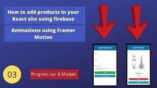 React Firebase tutorials #3 Progress bar and Modals