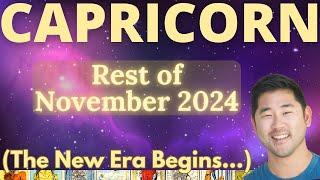 CAPRICORN - This Will Go Down In History, Capricorn. BIG CHANGE! November 18 - 30 Tarot Horoscope