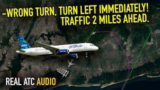 DANGEROUS MANEUVER on Final Approach at JFK Airport. REAL ATC