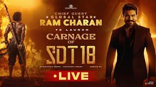 LIVE - #SDT18 Carnage Launch Event | Sai Durgha Tej | Aishwarya Lekshmi | YouWe Media