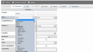 Adding multiple columns at once to a database table in phpMyAdmin