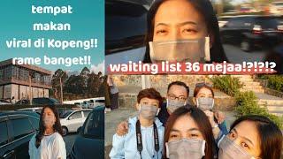 [vlog] pasar bunga kopeng dan resto cerita kita, waiting list 30 meja #evlog