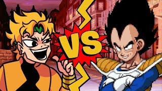 M.U.G.E.N Battles | Dio Brando vs Vegeta | JoJo's Bizarre Adventure vs Dragon Ball Z