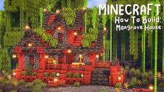 Minecraft - How to Build a Mangrove Survival House (1.20)