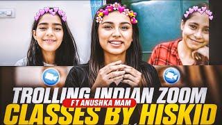 Hiskid Destroying Indian Zoom Classes ft Anushka mam | Zoom Raid Part 23 Best Students reaction