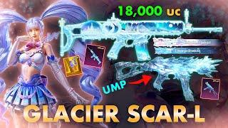 SNOWSTAR SWEETHEART CRATE OPENING | GLACIER SCAR-L AND UMP 45 ️| 18k UC | PUBG MOBILE | BGMI