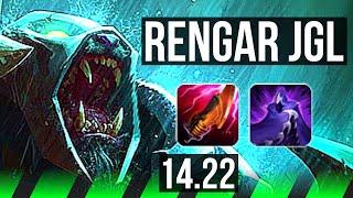 RENGAR vs VIEGO (JGL) | 5/0/6, 600+ games | KR Master | 14.22