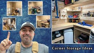 Small Wood Shop Organization: Dealing With Corners In Your Layout