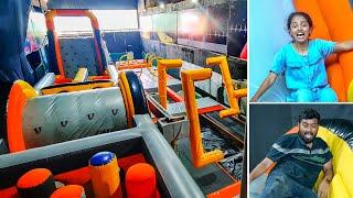 Trampoline Park - EXTREME Obstacle Race Battle - Part 3 | Mad Jugaad x @WaitForIt_Official