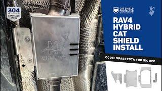 Gen5 RAV4 Hybrid Catalytic Converter Shield Install - CAT Shield