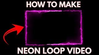 How to Make Neon Rectangle LOOP Frame Template | How to Make Glow Border | After Effects TUTORIAL