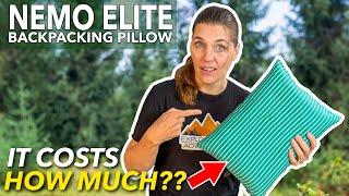 LIGHT on WEIGHT, HEAVY on PRICE! Nemo Fillo ELITE Backpacking Pillow Review