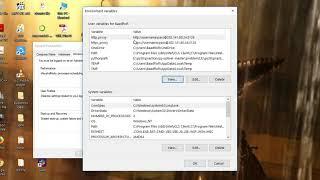 Proxy Authentification set up for windows