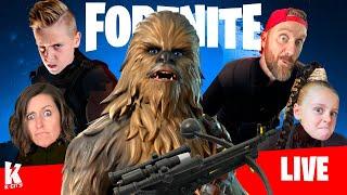 Star Wars FORTNITE *New* Update Live with K-City Family