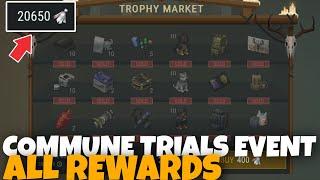 THIS IS ALL REWARDS YOU CAN GET FROM COMMUNE TRIALS EVENT IN LDOE! - Last Day on Earth: Survival