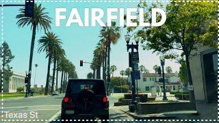 FAIRFIELD CALIFORNIA - Driving Downtown - 4K - Dash Cam 9/2021