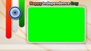 15 August Green Screen frame || independence day  template  || No Copyright frame