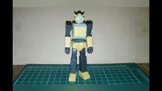 2#.TUTORIAL: COMO HACER A BUMBLEBEE G1 DE PLASTILINA.  [por ALD. TRANS ART]