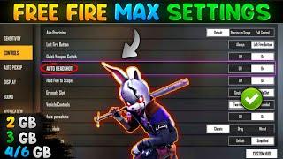 Free fire max settings full details in tamil || Perfect free fire max settings || Free fire setting