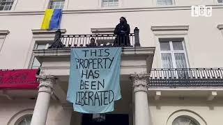 Захватили виллу Дерипаски!  British activists seized the mansion of Oleg Deripaska,Putins wallet