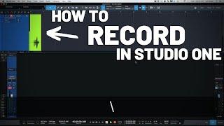 How to Record in Studio One | PreSonus