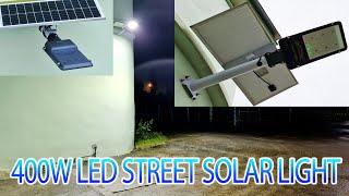 400W Led Solar Street Light for My Workshop