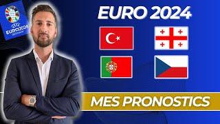 Pronostic Foot EURO 2024 : Mes 2 pronostics PORTUGAL- REPUBLIQUE TCHEQUE  et TURQUIE- GEORGIE