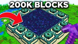 I Transformed The End Portal In Minecraft (it works)