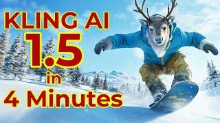 Kling AI 1.5 in 4 Minutes | Quick Tutorial