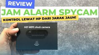 JAM ALARM MEJA INI ADA KAMERA TERSEMBUNYI! - REVIEW SPYCAM CLOCK CAMERA