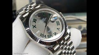 劳力士间金日志绿萝超级解析：温布尔顿表盘罗马字太帅啦 #rolex  #劳力士