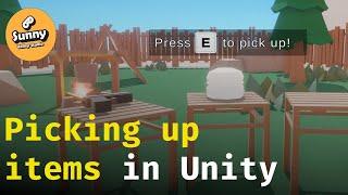 How to Pick up and Place objects in Unity P1