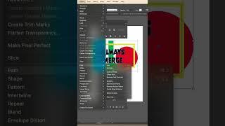 Actions in Illustrator #customtshirts #screenprinting #brandedapparel #streetwear #illustratortips