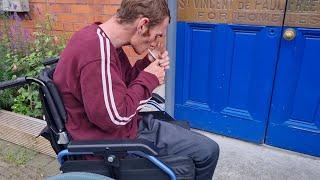 Stephen's story, addiction and homelessness in a wheelchair