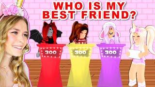 WHO Is REALLY My BEST FRIEND In Adopt Me! (Roblox)