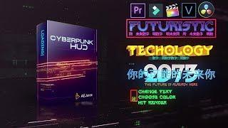 AEJuice Cyberpunk Sony Vegas, DaVinci, Final Cut Pro and others