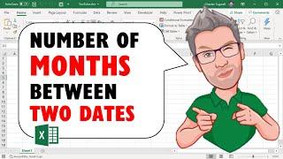 Calculate the Number of Months Between 2 Dates in Excel