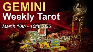 GEMINI "AN UNEXPECTED BREAKTHROUGH!" Weekly Tarot Reading March 10th to 16th 2025 #gemini #tarot