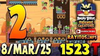 Angry Birds Friends Level 2 Tournament 1523 Highscore  POWER-UP walkthrough