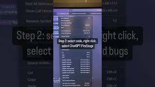fix bug with chat gpt vscode