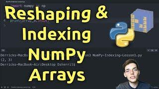 Reshaping & Indexing NumPy Arrays - Learn NumPy Series