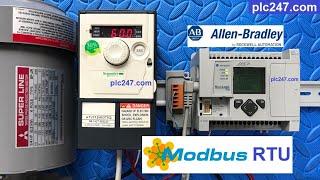 Micrologix 1100 "Modbus RTU" Schneider ATV312 VFD