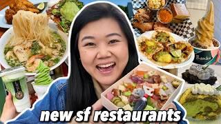 Trying NEW BAY AREA EATS! San Francisco Food Tour 2024 (sushi boxes, tacos, fried chicken + more )