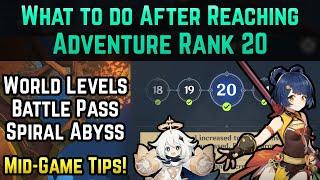 Adventure Rank 20 Features + Mid Game Progression Tips! | Genshin Impact Guide