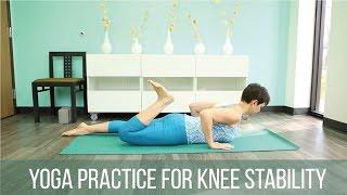 Yoga practice for knee stability