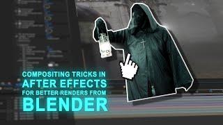 Composite your Blender Render in After Effects #blender #blender3d #compositing #aftereffects #vfx